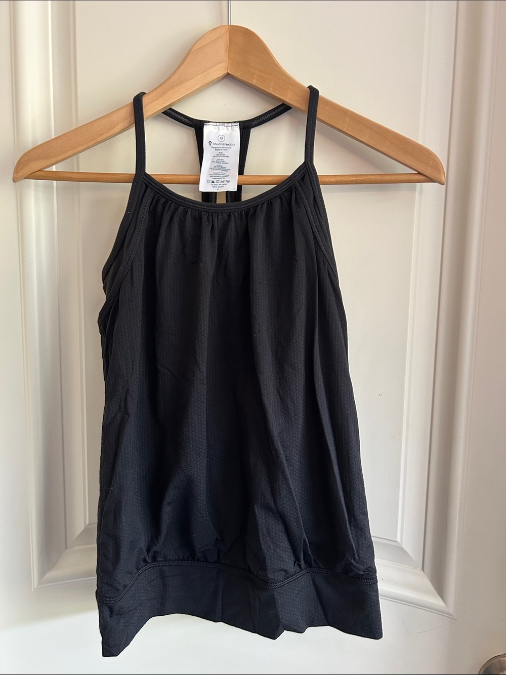Ivivva girls black double Dutch tank